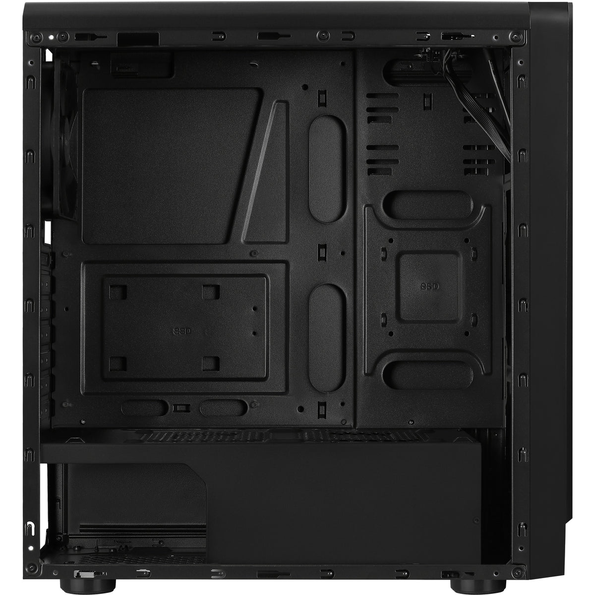 AeroCool Geh Midi Rift Black MicroATX/ATX/MiniITX o.N.