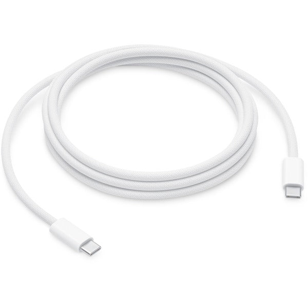 Apple USB-C Ladekabel 2m (Weiß, Gesleevt, 240W)