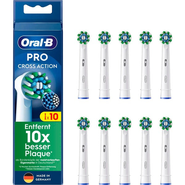 Oral-B Oral-B Pro Cross Action Aufsteckbürsten 10er-Pack (weiß)