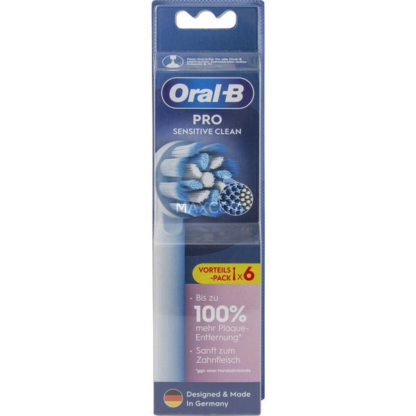 Oral-B Oral-B Pro Sensitive Clean Ανταλλακτικές Βούρτσες 6 Τεμαχίων (λευκό)