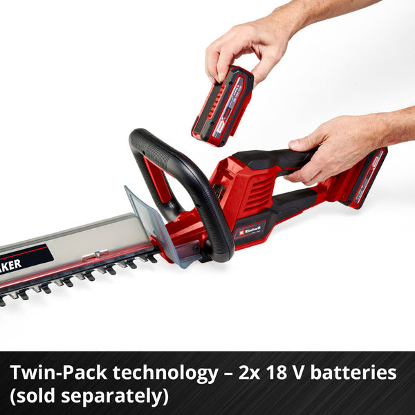 Einhell Akku-Heckenschere GE-CH 36/61 Li-Solo, 36Volt (2x18V) (rot/schwarz, ohne Akku und Ladegerät)