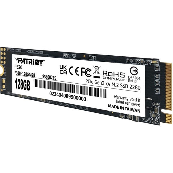 Patriot P320 128GB (PCIe 3.0 x4, NVMe 1.3, M.2 2280)