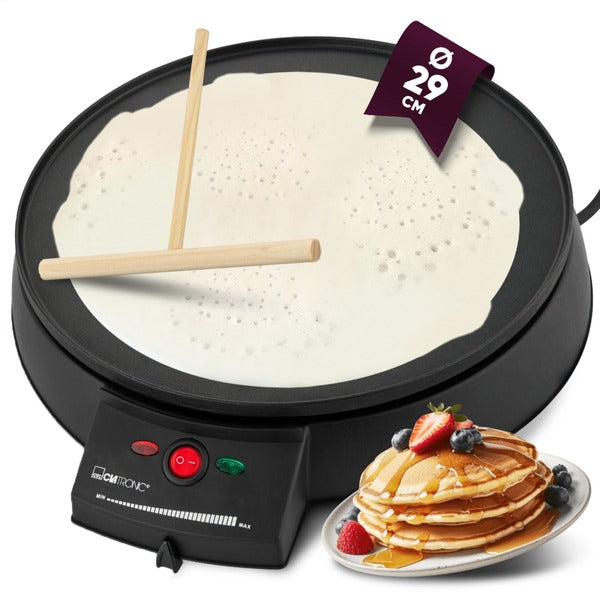 Clatronic Crêpesmaker CM 3372 (schwarz, Ø 29cm, 900 Watt)