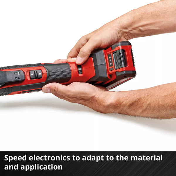 Einhell Professional Akku-Multifunktions-Werkzeug TP-MG 18 Li BL-Solo, 18Volt (rot/schwarz, ohne Akku und Ladegerät, inkl. Zubehör)