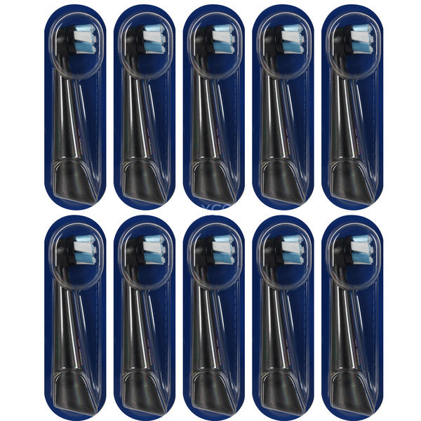 Oral-B iO Ultimate Cleaning Replacement Brush Heads, 10-Pack (Black, Superior Plaque Removal)