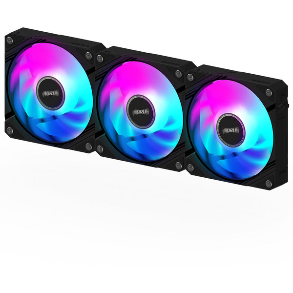 GigaByte AORUS EZ CHAIN FAN 120 (schwarz, 3er Pack, 120 mm)