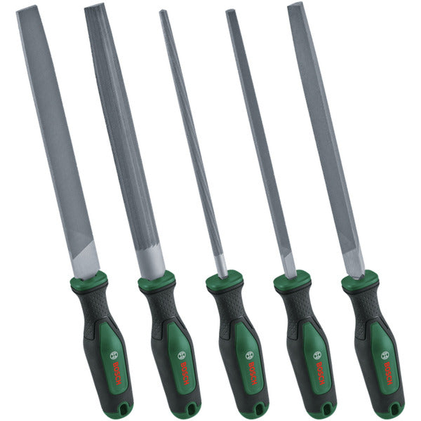 Bosch Powertools Feilen Set, 5-teilig (grün/schwarz, 200mm)