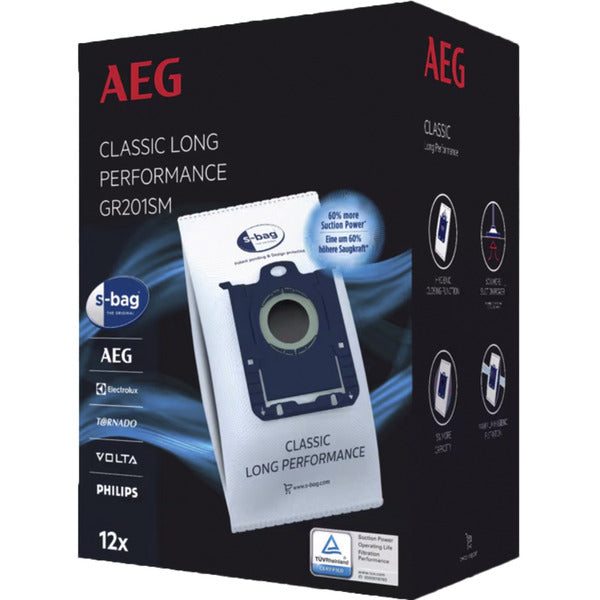 AEG GR201SM Classic Staubsaugerbeutel (12er-Pack)