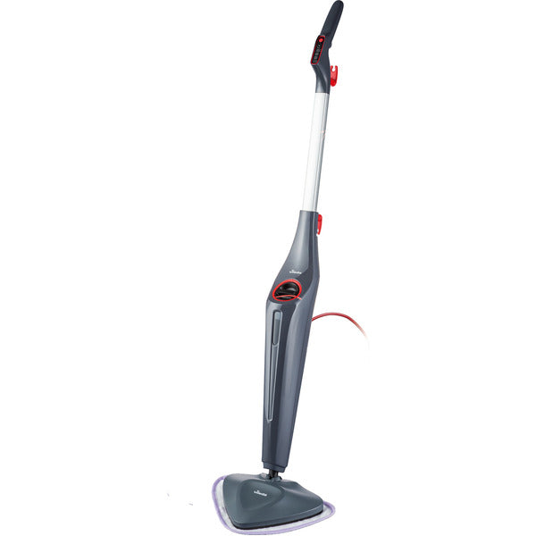 Vileda Dampfreiniger Steam Plus Pro Compact (schwarz/rot)