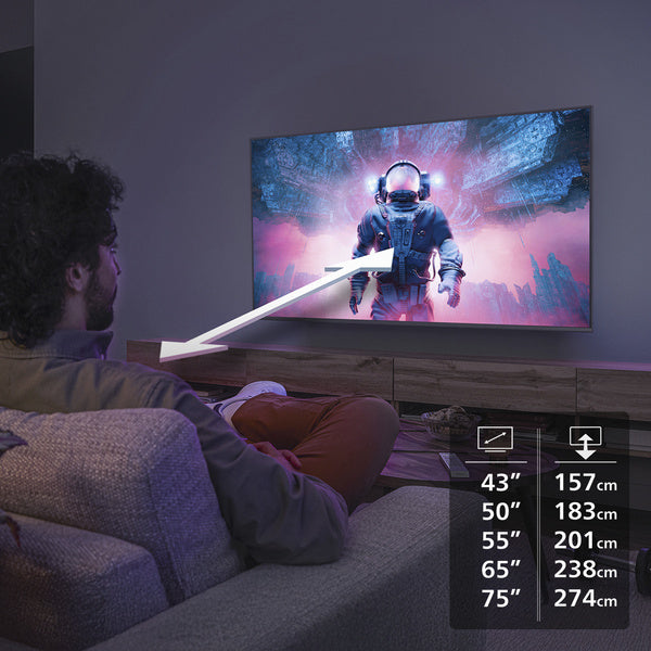 Philips 65PUS7061/12 (164 cm (65 Zoll), schwarz, UltraHD/4K, Triple Tuner, Titan OS)