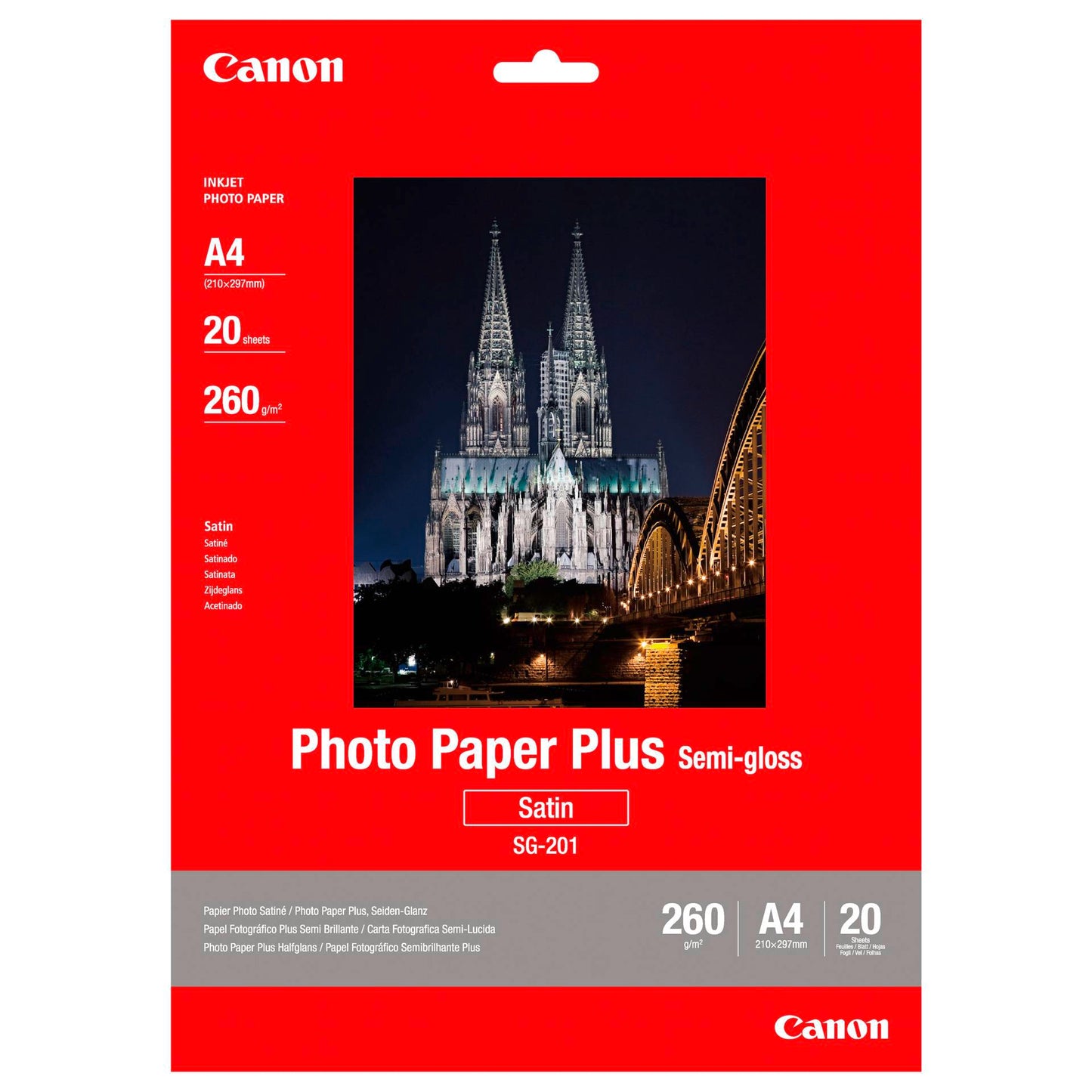 Canon SG-201 A4 Φωτογραφικό Χαρτί 20 Φύλλων 260g