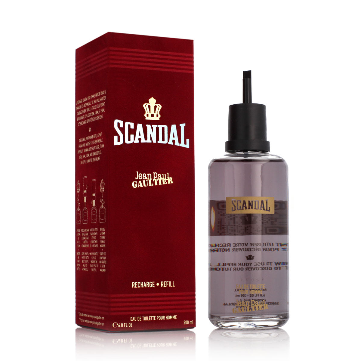 Jean Paul Gaultier Scandal Pour Homme Eau De Toilette Refill 200 ml for Men