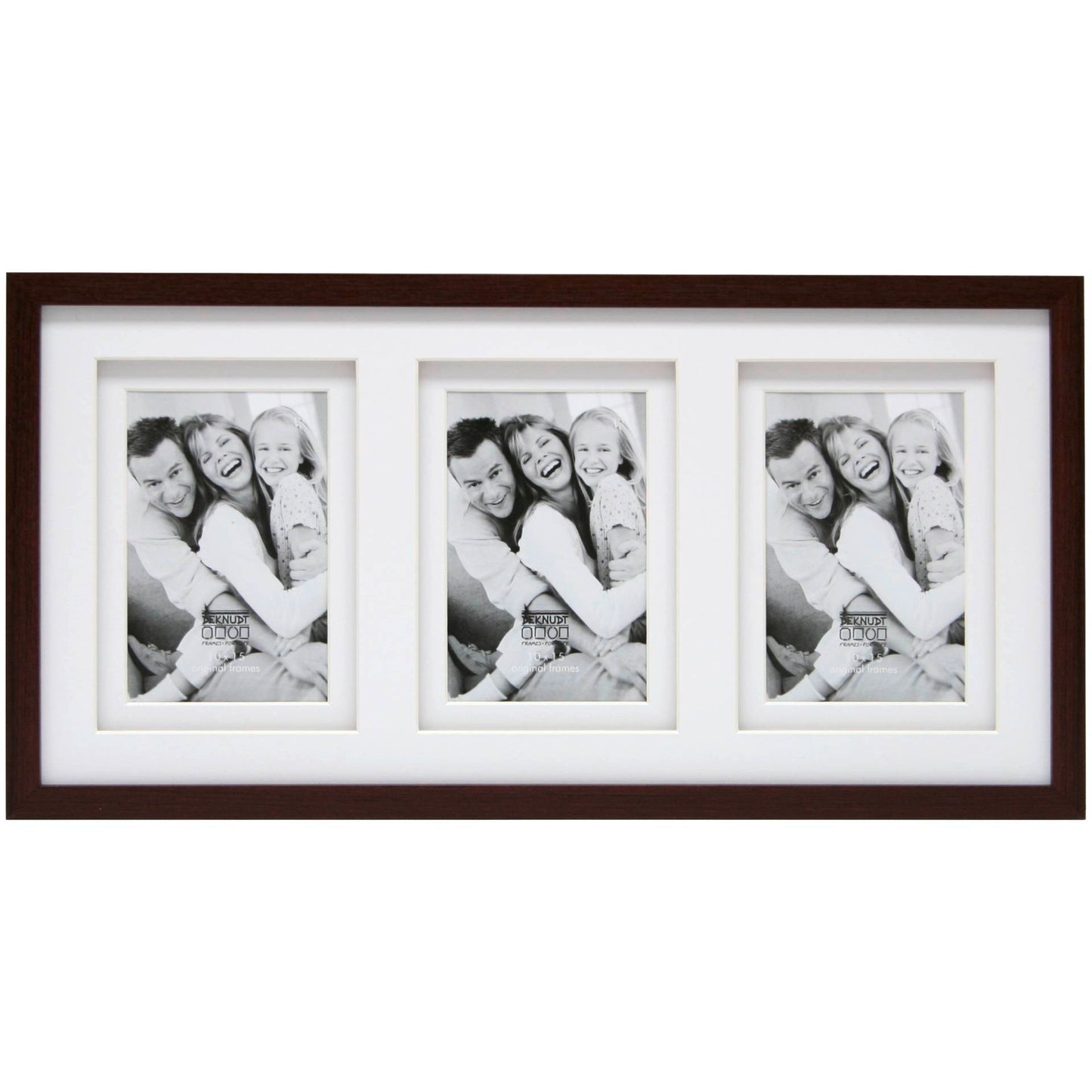 Deknudt S65KQ3 3x10x15 Ξύλινο Κάδρο καφέ με Passepartout