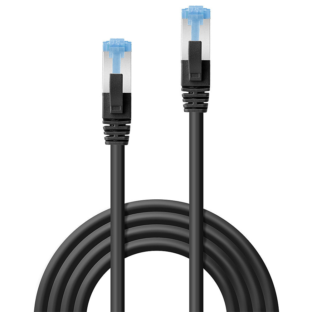 LINDY Patch Cable Cat6A S/FTP PIMF TPE Black 30m