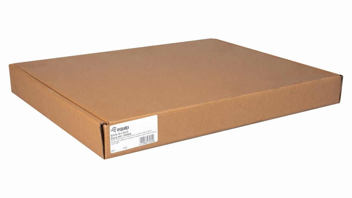 Equip 19" Fachboden var. für Serverschränke 35cm 1U grau
