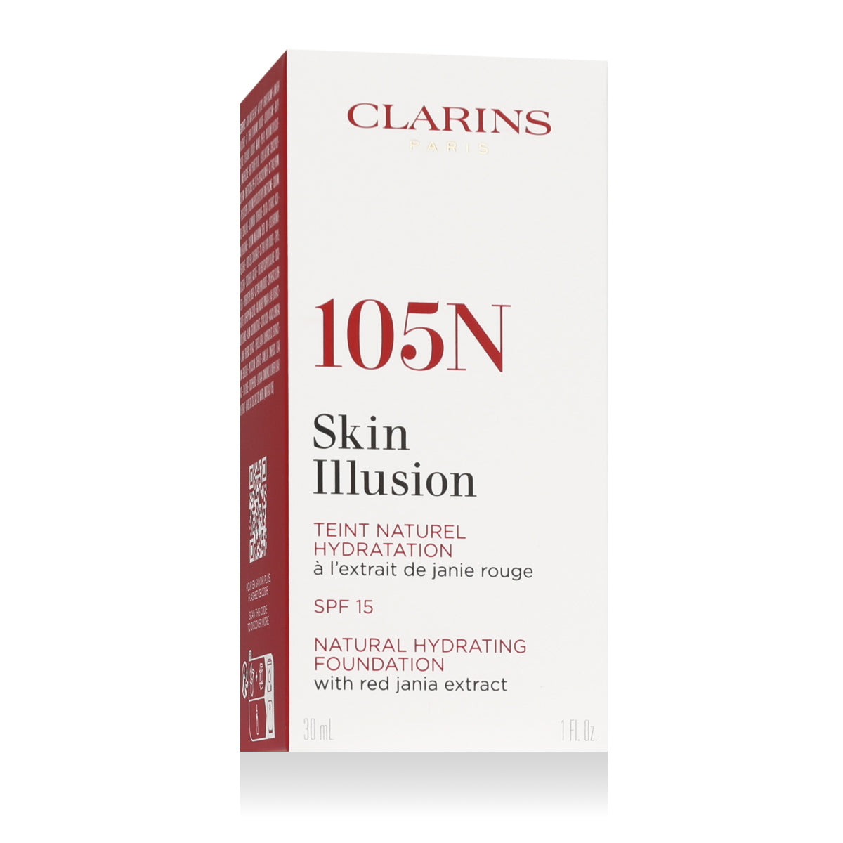 Clarins Skin Illusion Natural Hydrating Foundation SPF 15 (105N Nude) 30 ml