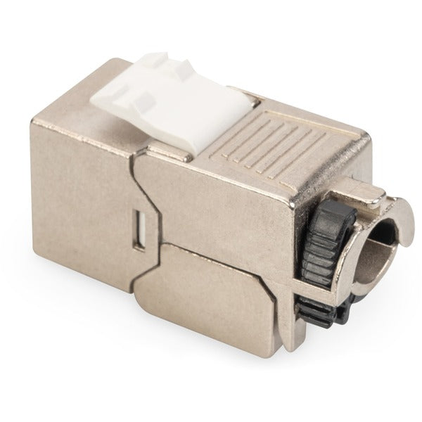 Digitus Cat.6a Keystone-Modul (silber, 24 Stück, mit intelligentem Kabelmanager)