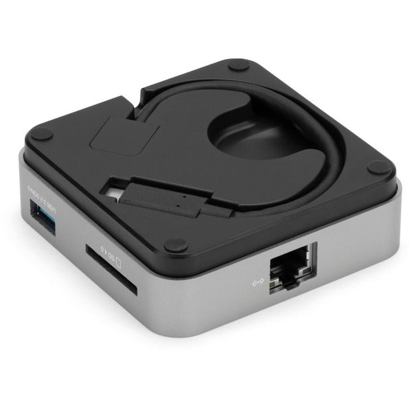 OWC USB-C Travel Dock E (grau/schwarz, HDMI, USB-A, Gigabit LAN)