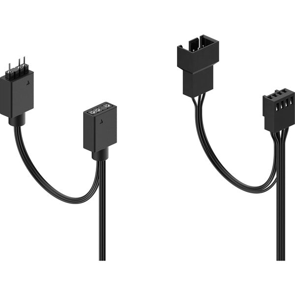 Fractal Design Aspect 12 RGB PWM Black Frame 3er (schwarz/weiß, 3er Pack, 120 mm)