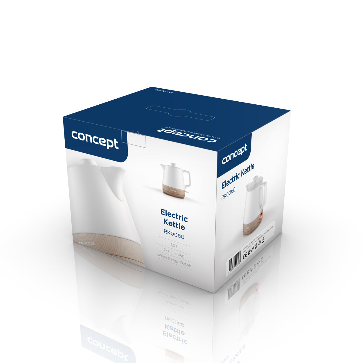 Ceramic electric kettle 1 L Concept RK 0060