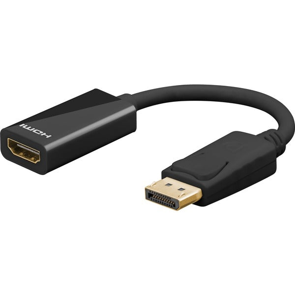 Goobay DisplayPort σε HDMI Αντάπτορας 1.2 (Μαύρος, 10cm)