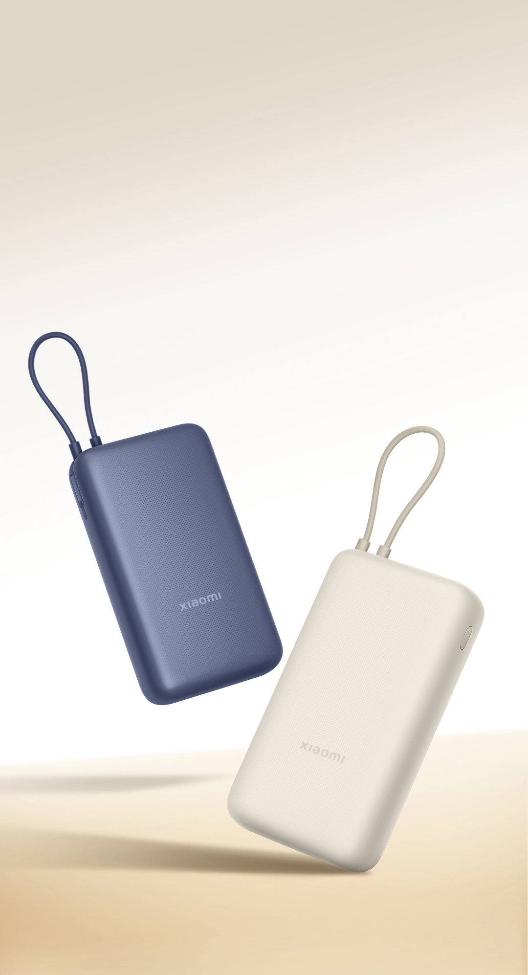 Xiaomi Powerbank 20000MAH 33W Cavo Integrato Usb-c Tan