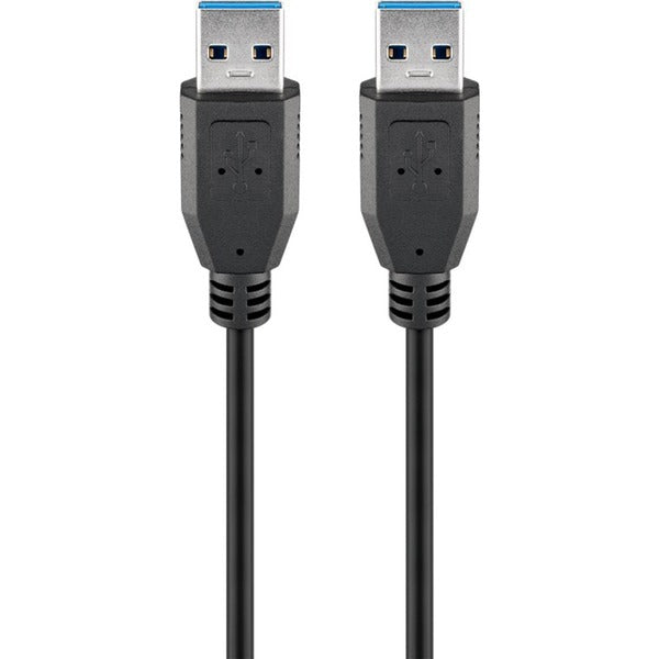 USB 3.2 Gen 1 Καλώδιο, USB-A > USB-A (Μαύρο, 1.8 Μέτρα)