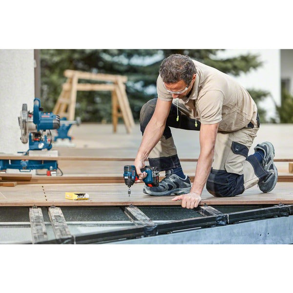 Bosch Powertools Akku-Schlagschrauber GDR 18V-200 Professional solo, 18Volt (blau/schwarz, ohne Akku und Ladegerät, L-BOXX)