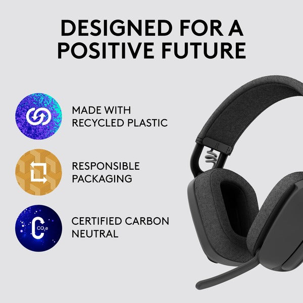Logitech Zone Vibe 100 (schwarz, Bluetooth, USB-C)