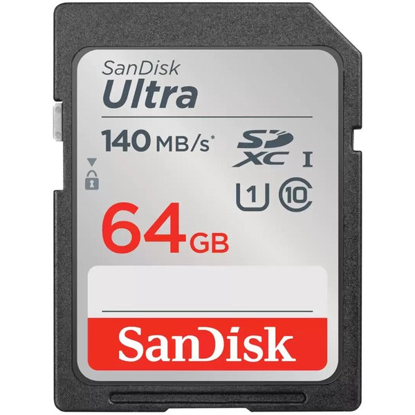 Sandisk Ultra 64 GB SDXC (schwarz, UHS-I U1, Class 10)