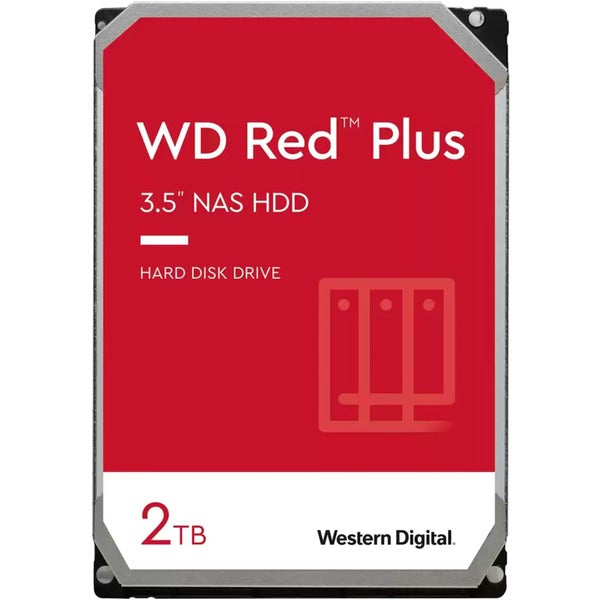 Western Digital Red Plus NAS-Festplatte 2 TB (SATA 6 Gb/s, 3,5", 24/7)