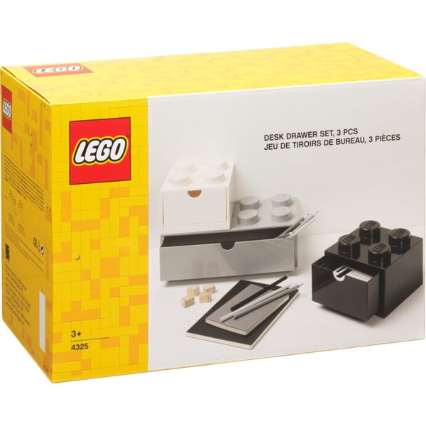 Room Copenhagen LEGO Schreibtischschubladen 3er-Set (weiß)