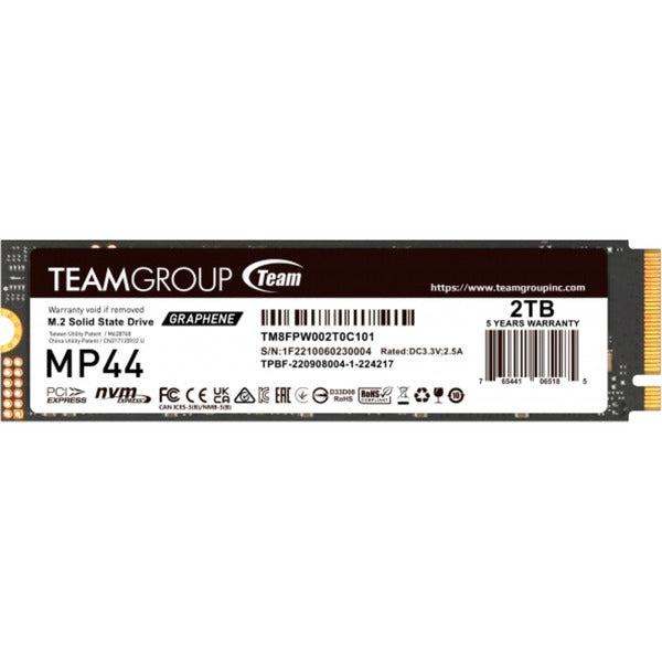 Team Group MP44 2 TB (PCIe 4.0 x4, NVMe, M.2 2280)
