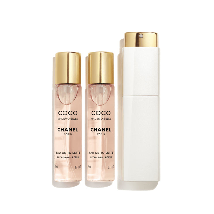 Chanel Coco Mademoiselle EDT Refillable 20 ml with 2 x 20 ml EDT Refills