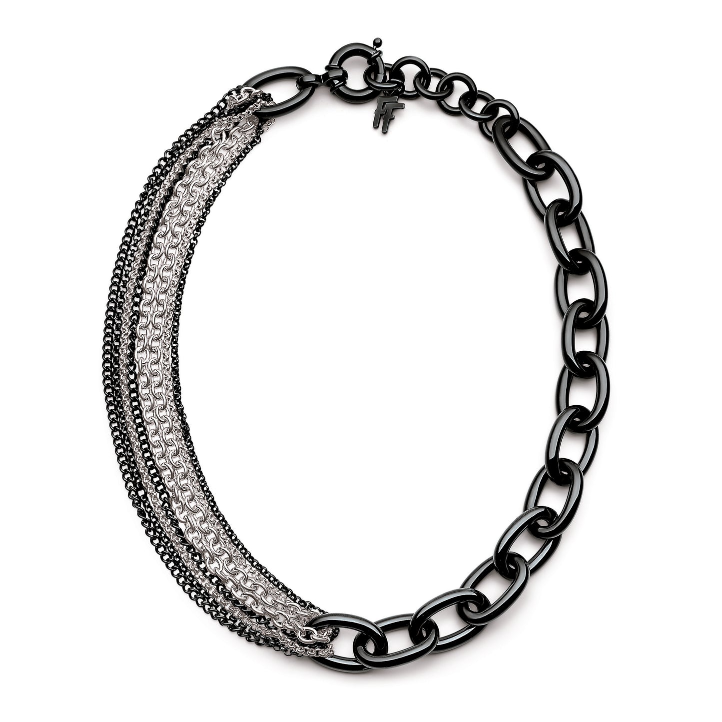 Necklace Folli Follie Woman 1N14T069KA (30CM)