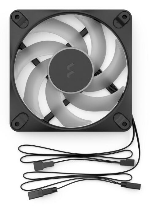 Fractal Design Dynamic 3 120 RGB (Black, 3-Pack, 120 mm)