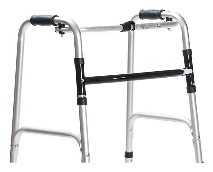 Walking frame rehabilitation with wheels
