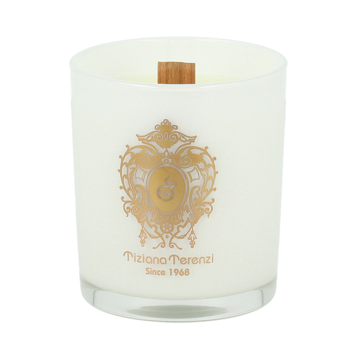 Tiziana Terenzi Kirkè Scented Candle in White Glass 170 g + Lid (unisex)
