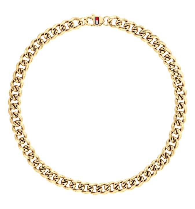 Tommy Hilfiger Men's Necklace Model 2790605, 40 cm, Gold Stainless Steel