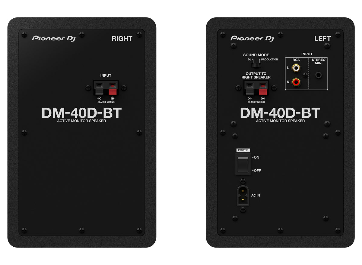 Pioneer DM-40D-BT loudspeaker 2-way Black Wired & Wireless 38 W