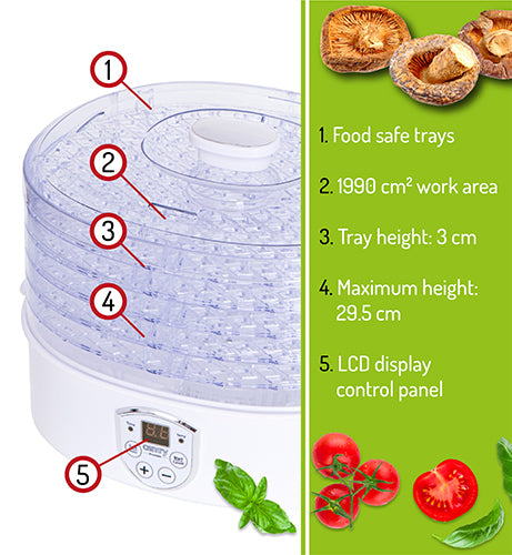 Mushroom and fruit dryer CAMRY CR 6659