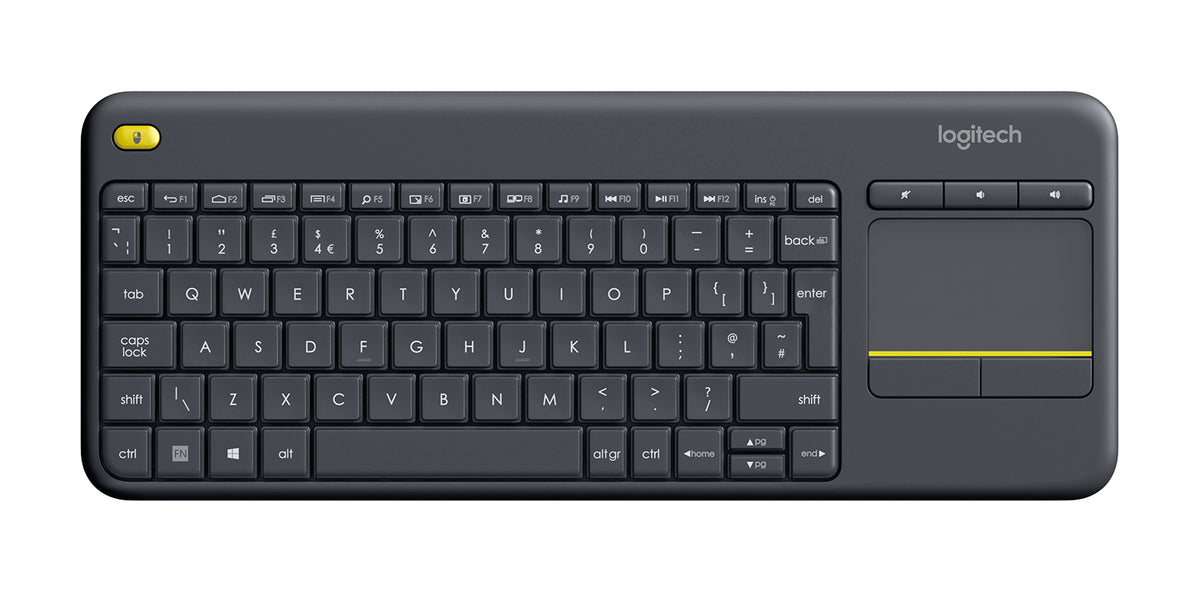 Logitech K400 Plus keyboard RF Wireless Dutch Black
