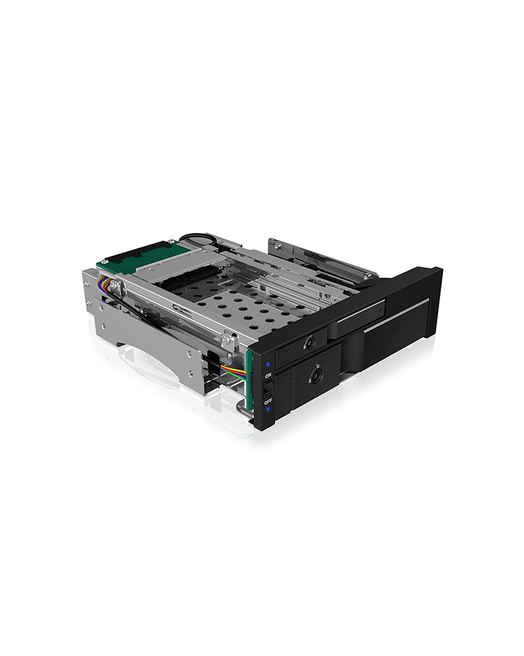 We-Ra IcyBox 1x2.5" + 1x3.5" SATA/SAS => 2x SATA Host 5.25"