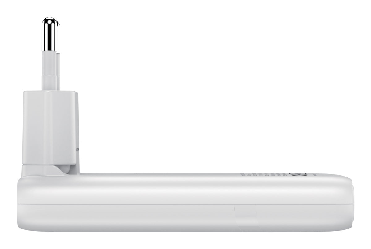 Verbatim Fold n Go GaN Charger 65W 2x USB-C White Foldable Stand 32355
