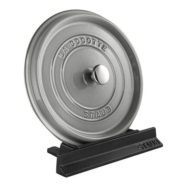 Staub Lid Holder, Black, Cast Iron