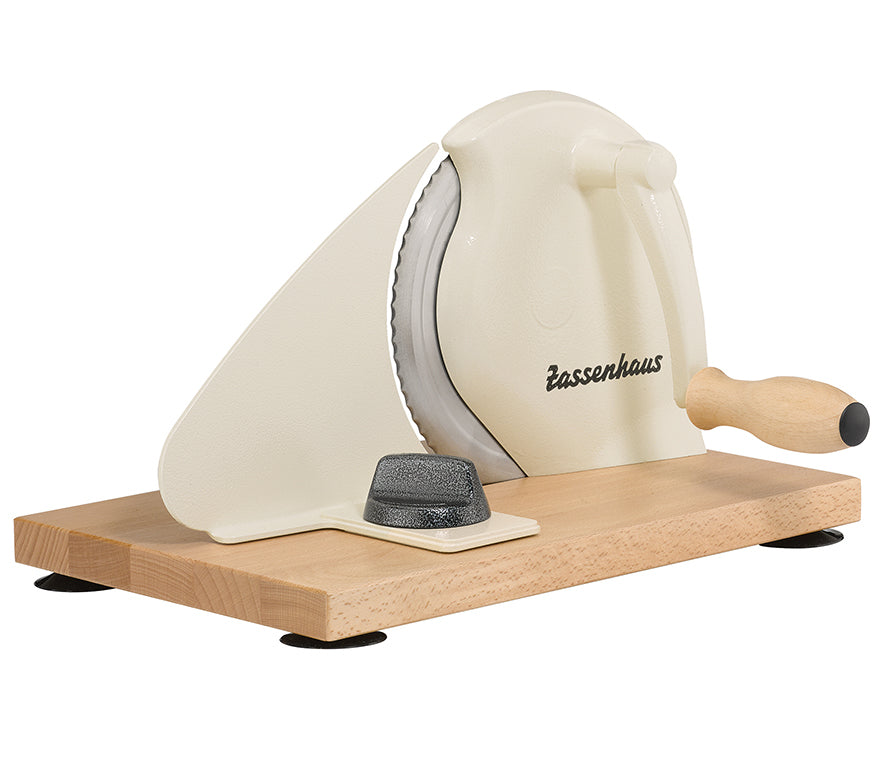 Zassenhaus Manual Bread Slicer, Cream