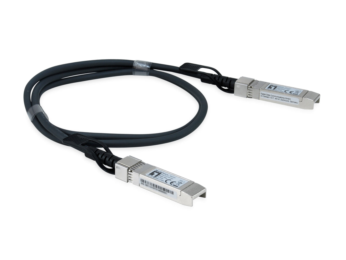 LevelOne SFP+ Copper Direct Attach Cable Twinax 10Gbps 2.00m
