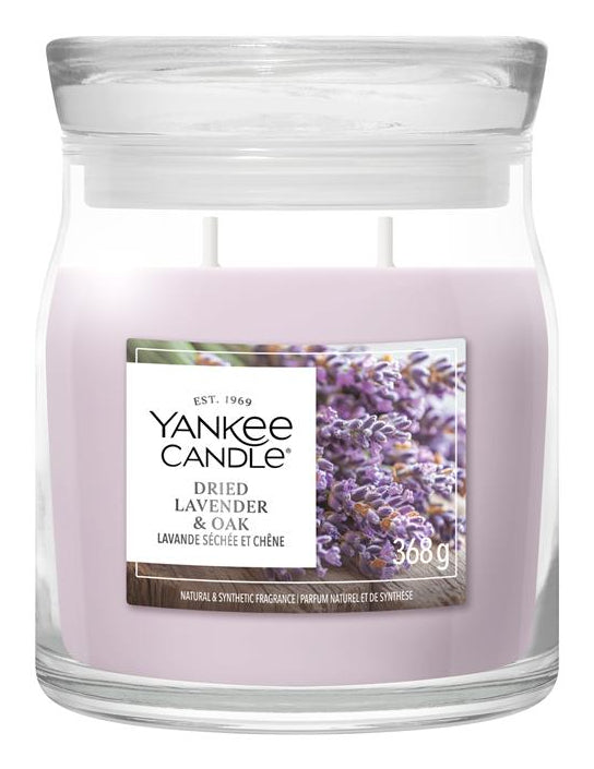 Yankee Medium Candle DRIED LAVENDER & OAK