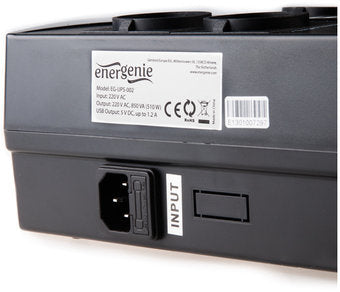 EnerGenie EG-UPS-001 Uninterruptible Power Supply (UPS) Line-Interactive 0.65 kVA 390 W 4 AC outlets