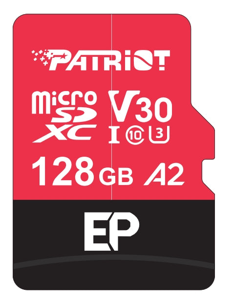 Patriot Memory EP A2 memory card 128 GB MicroSDXC V30 U3 Class 10 (PEF128GEP32MCX)